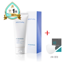 [AESTURA] 에스트라 아토베리어 크림 100ml /샘플+ KF-94 새부리형 마스크 2매, 1개