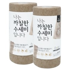 홈트너 나는 까칠한 수세미 입니다 브라운, 2개, 1개입