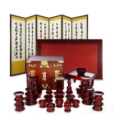 춘향골 남원목기 오리목 제기제기함추사 산수화 6폭병풍제사상 리뷰후기