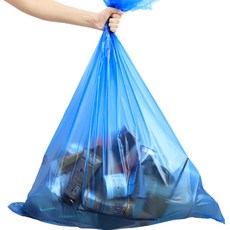 알뜰 쇼핑족 주목중 비닐봉투 실시간 인기상품_네이쳐리빙 모던데일 분리수거 비닐봉투 청색, 80L, 100개