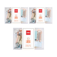 델리 골드 더블클립 집게 보관함 C78201LF 파스텔 리뷰후기