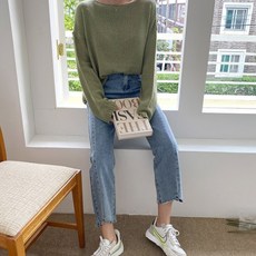 코코블랑 여성용 절개포인 블럭컷팅청바지 리뷰후기