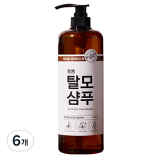 로쌩 맥주효모 마이크로바이옴 탈모 샴푸, 1000ml, 6개