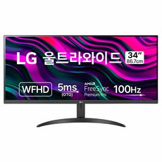 LG전자 WFHD 울트라와이드 모니터 방문설치, 86.7cm, 34WP500