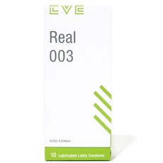 EVE Real 003 남성용 콘돔, 10개입, 1개