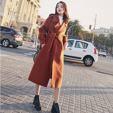 포플러앤씨 로로렐 모직 롱 코트