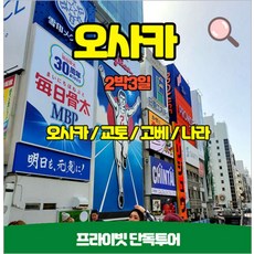 [서울] 교토/고배/나라 단독투어 오사카 2박3일 프라이빗투어