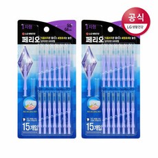페리오 치간칫솔 I자형 SS 15개입 x2개 리뷰후기