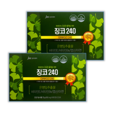 JW중외제약 징코240 면역력&a;혈행개선 영양제 120정 리뷰후기