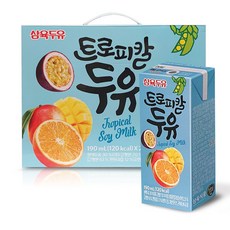 삼육두유 트로피칼 두유 190ML X 24개입 리뷰후기