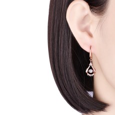 카미유 14k 여성 심플 귀걸이 로즈골드 기념일 선물J-024