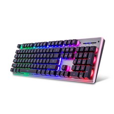 한성컴퓨터 멤브레인 게이밍 유선키보드, 일반형, GTune MBF77 Vision(블랙),