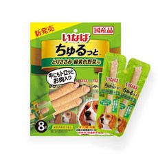 이나바 신제품-이나바 츄르또 닭가슴살&a;녹황채소 뱃속건강배려 8개입 리뷰후기