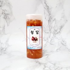 수제청 찐 맛집 청담 정성가득 다양한 과일청 레몬청 자몽청, 600g, 자몽 슬라이스청, 1개