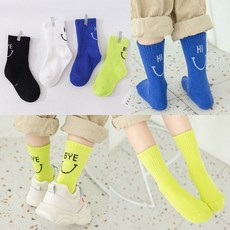 유아 키즈 남아 여아 골지 형광 네온 양말 리뷰후기