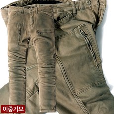 비브레이커스 겨울 기모 본딩 지퍼포켓 면바지 작업복 VG06 카키브라운기모 리뷰후기