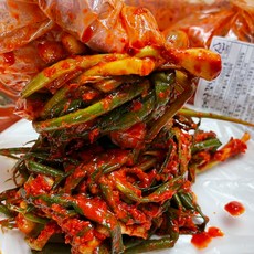 맵따구 불김치 매운 양념 실비 파김치