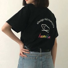험블스튜디오 스트릿 코튼 커플 반팔티 반팔 티셔츠 리뷰후기