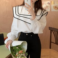 대박난박양 트리플 스퀘어 블라우스