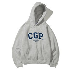 코드그라피 CGP 아치 로고 후디_그레이