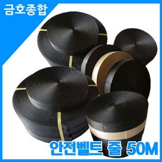 금종합 화물차용품 안전벨트줄 너비 줄길이50y이상
