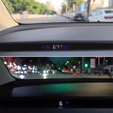 HUD OBD 헤드 업 디스플레이 테슬라 모델 3 Y 2019-2022 속도 회전 신호 기어 위치 남은 제품 포함, 한개옵션0