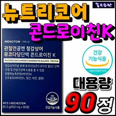 뉴트리코어 관절엔 뮤코다당단백 철갑상어 콘드로이친K 관절 연골 뼈 건강 항산화 면역 중 장년 실버 시니어 노인 추천 영양제 보스웰리아 초록잎홍합 아연 비타민D 어골칼슘