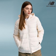뉴발란스 여성 유러피안 구스다운 경량패딩 크림 NBNPC4W812-64