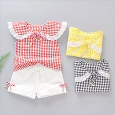 몽실이 체크나시 상하복 리뷰후기