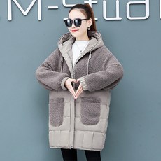 양털 후드 점퍼 뽀글이 아우터 후리스 여성 패딩 R213
