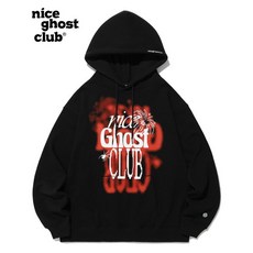 NICEGHOSTCLUB후디 나이스고스트클럽후디 심볼후드티 블랙후드티 GL8939