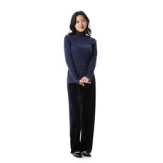 나라라 빅사이즈 홈웨어 네이비컬러 벨벳 일자 밴딩팬츠 리뷰후기