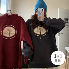 데일로엔 여성용 선인장 프린팅 기모 후드 가을 겨울 기모 후드 후드집업 맨투맨 리뷰후기
