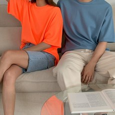 더메이드샵 22컬러 파스텔 라운드 티셔츠 리뷰후기
