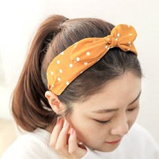 로라하 귀욤도트 땡땡이 터번 꼬임 머리띠 헤어밴드