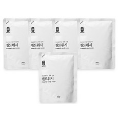 생활공작소 핸드워시 리필 사과향, 400ml, 5개입