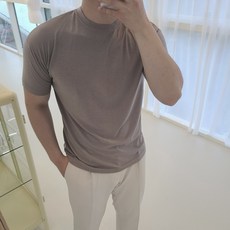6Coor 남자 스판 쿨링 머슬핏 라운드 반팔 리뷰후기