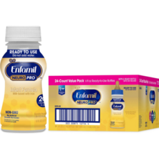 Enfamil NeuroPro 엔파밀 뉴로프로 액상 분유 (177ml) 24팩 Infant Formula Ready-to-Feed Bottles 12개월이하, 177ml