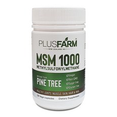 플러스팜 MSM1000 소나무 천연식이유황 120정 리뷰후기