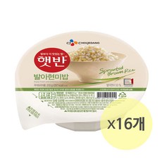 CJ제일제당 햇반 발아현미밥 x16개 리뷰후기