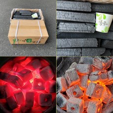 펜션/식당/업소용 참숯 맛있는 숯불구이 바베큐숯 캠핑장숯 BBQ용 백탄 비장탄 품질좋은 숯 리뷰후기