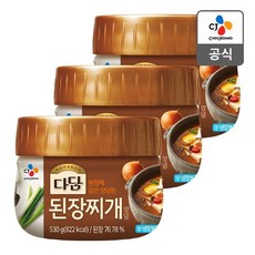 CJ제일제당다담 된장찌개양념 530G/냉장X3 리뷰후기