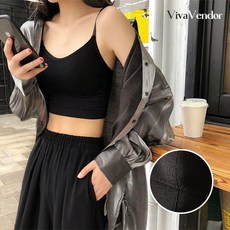 비바벤더 여성 스포츠 브라탑 나시