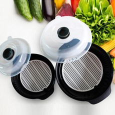 N전자레인지 용기세트 중소 블랙