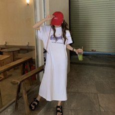 로지 스내플 롱 원피스