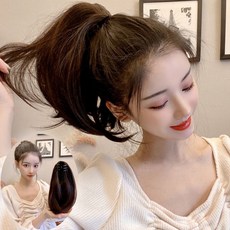 하이유니 포니테일 붙임머리 헤어 여자 여성 패션 부분 피스 가발 리뷰후기