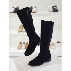 머랭고 세이브존04 소가죽 스웨이드 스판 롱부츠 3.5cm /m22w09l m22w09l
