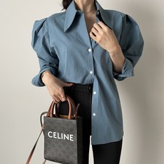 바이름 / 브레드 무지 오버핏 퍼프셔츠 리뷰후기