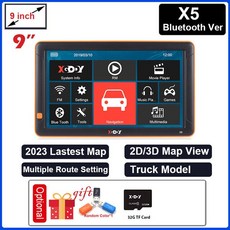 안드로이드올인원 화물차 내비게이션 XGODY 차량용 GPS 9 인치 블루투스 트럭 AVIN Navitel 유럽 미국 Sat Nav FM 터치 X4 X5, 10.9 inch X5 BT Ver