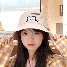 사랑스러운 모자 자녀 봄 여름철 베이시어 모자 햇빛 차단 만화 학생 물통 모자 버킷햇 리뷰후기
